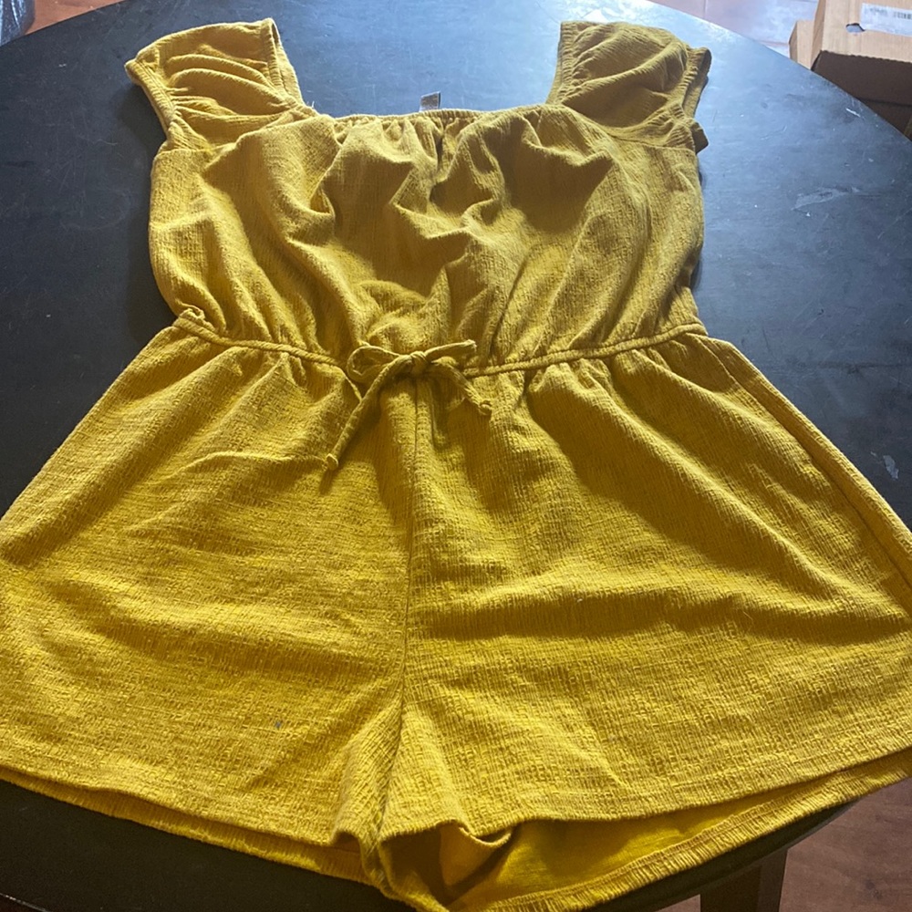 Gold romper